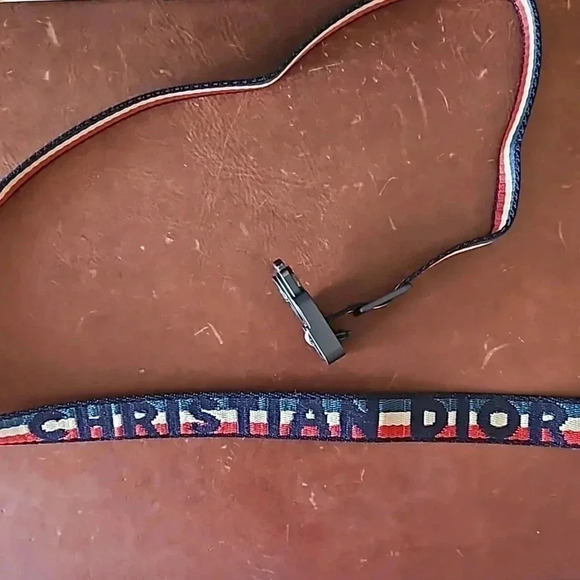 Christian Dior x Alyx Red, White & Blue Belt with Dust Bag - Picture 5 of 9